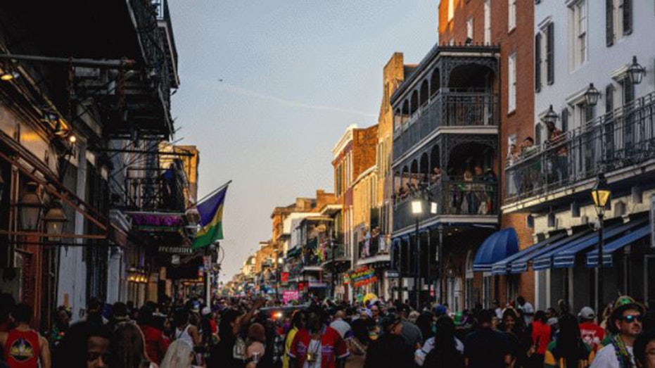 New Orleans Bourbon Street in New Orleans famed French Quarter neighborhood