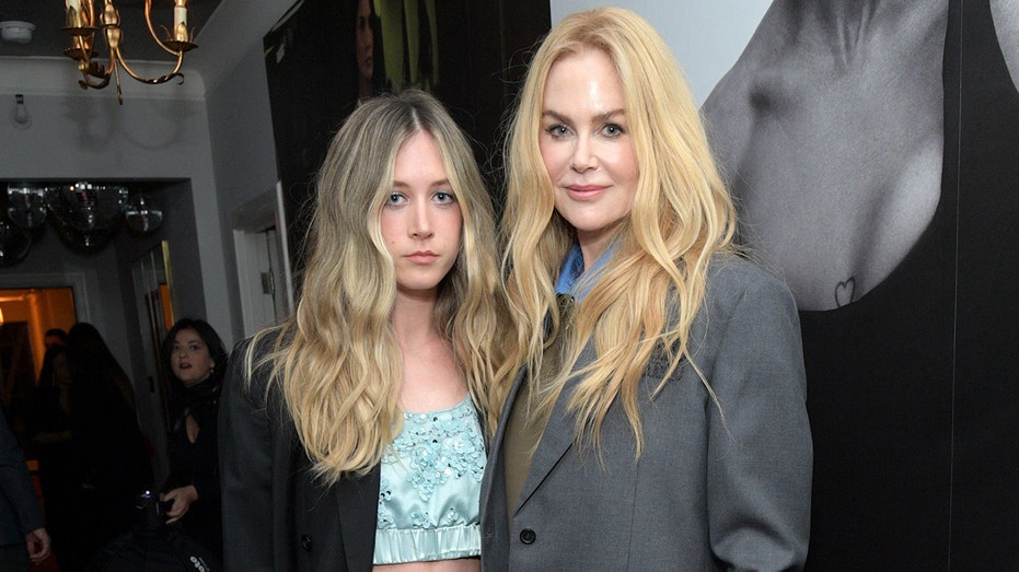 Sunday Rose and Nicole Kidman at Chateau Marmont