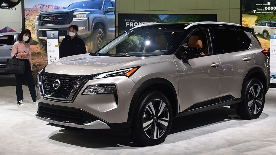 The all-new 2021 Nissan Rogue will be on display at the Los Angeles Auto Show in Los Angeles, California on November 18th, 2021 (Photo: Frederic J. Brown/AFP)