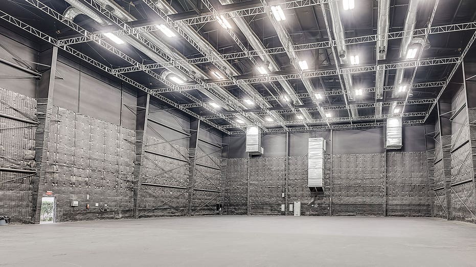 A view of the inside of Stage 1 at Occidental Studios