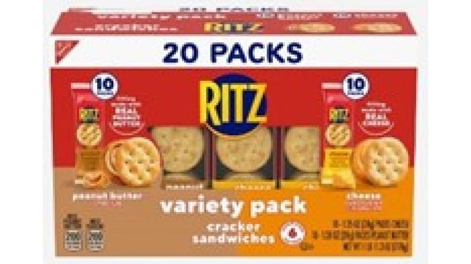 20-pack Ritz cracker sandwich variety packs with certain best-by dates are also included in the recall