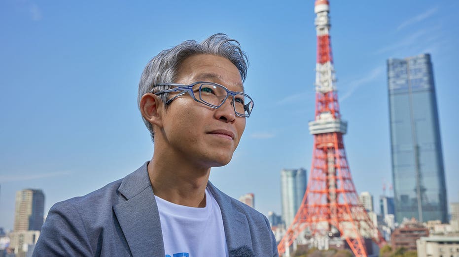 Hisayuki Idekoba, president and chief executive officer of Recruit Holdings Co., during an interview in Tokyo, Japan, on Saturday, Feb. 10, 2024. Recruit is the company behind the largest job search site in the world Indeed.com. Photographer: Shoko Takayasu/Bloomberg via Getty Images