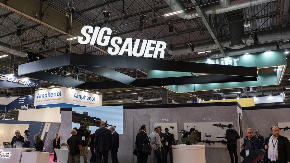 Sig Sauer display in France