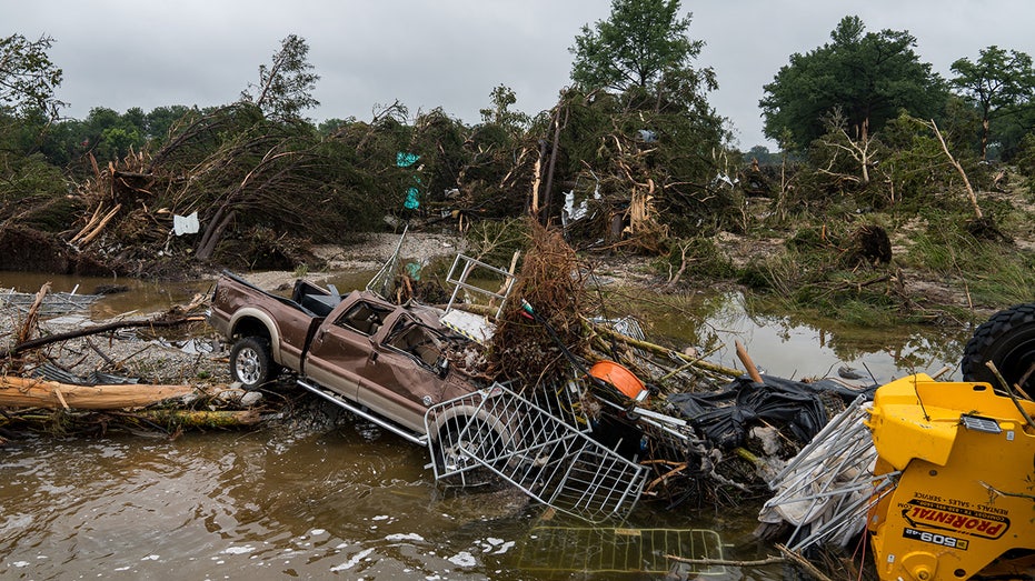 Flood in Texas Hill Control
