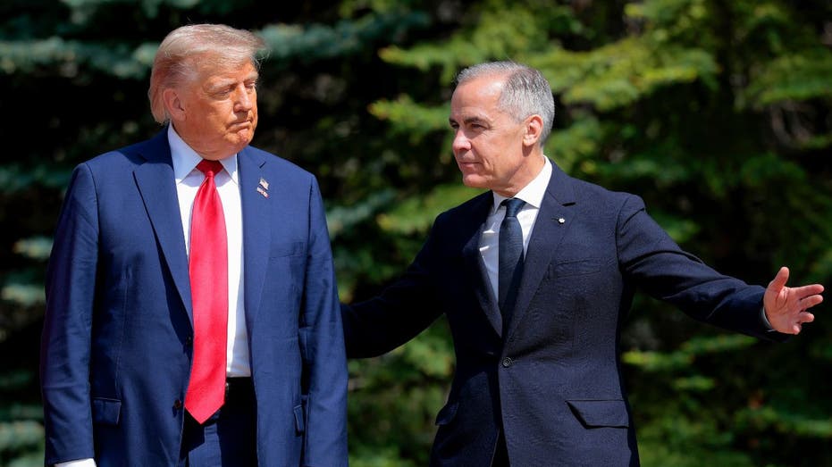 Canadian Prime Minister Mark Carney and US President Donald Trump
