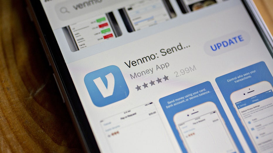 Venmo app on a phone