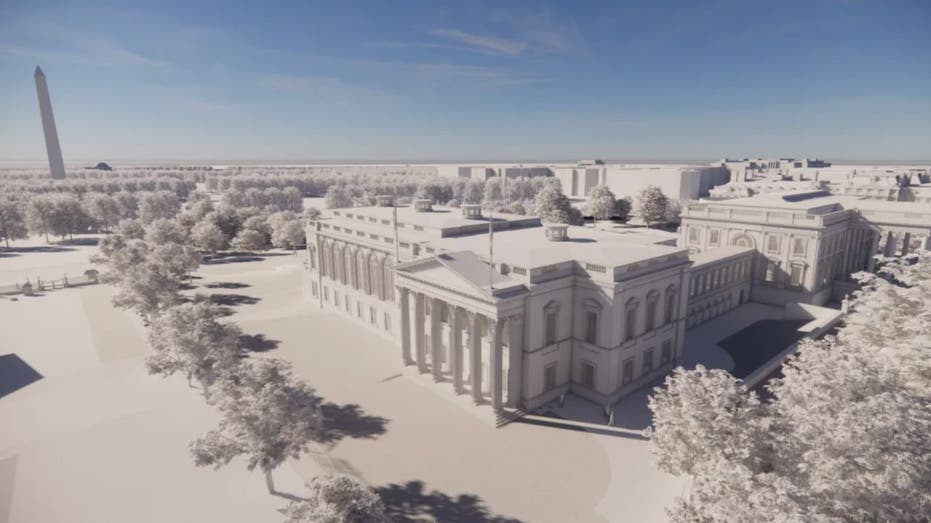 exterior of the new White House ballroom