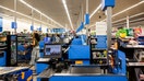 Automatic checkouts with cashiers and customers in the aisles of a Walmart store and supermarket in Florida City in the state of Florida in the United States of America (USA) on August 5, 2025. (Photo by Jc Milhet / Hans Lucas via AFP) (Photo by JC MILHET/Hans Lucas/AFP via Getty Images) - Fox Business News