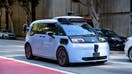 A Waymo self-driving minivan fitted with lidar and cameras drives in Los Angeles, March 2025. The company has now received its first permit to test autonomous vehicles in New York City. - Fox Business News