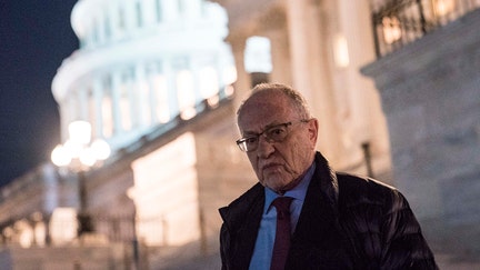 WASHINGTON, DC - JANUARY 29: Attorney Alan Dershowitz, a member of President Donald Trump's legal team, leaves the U.S. Capitol following continuation of the impeachment trial in the Senate January 29, 2020 in Washington, DC. (Photo by Sarah Silbiger/Getty Images) - Fox Business News