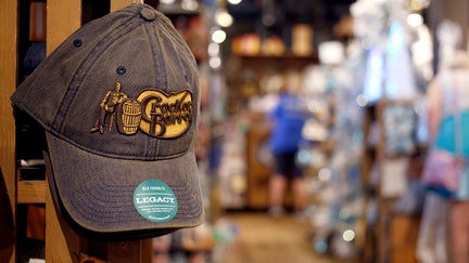 A baseball cap is displayed for sale inside a Cracker Barrel Old Country Store Inc. restaurant and gift shop in Louisville, Kentucky, U.S., on Monday, Sept. 23, 2019. Cracker Barrel is scheduled to release earnings figures on November 26. Photographer: Luke Sharrett/Bloomberg via Getty Images - Fox Business News