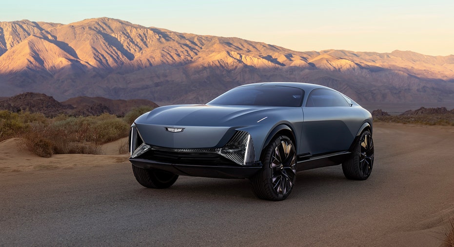 Cadillac's all-electric concept car, the Elevated Velocity
