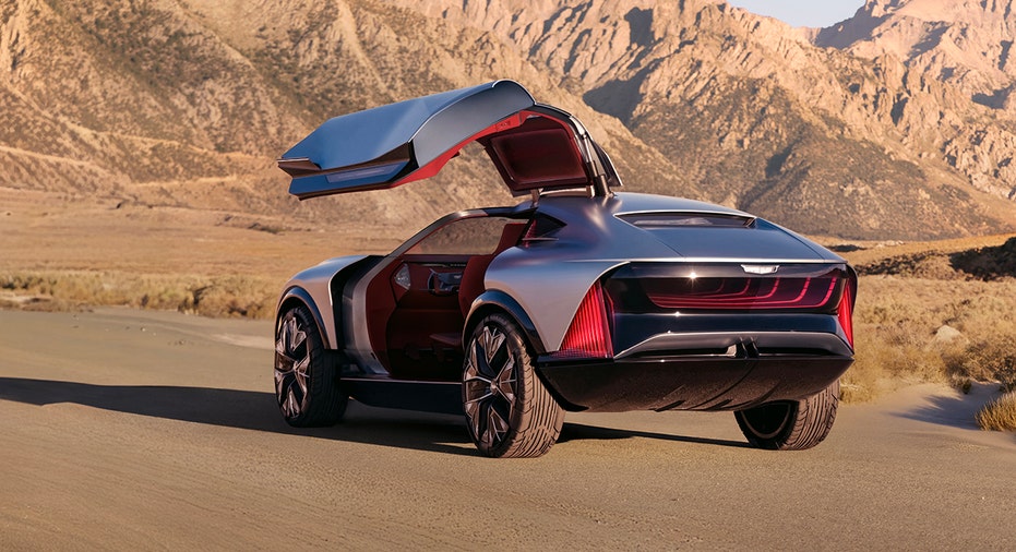 Cadillac's all-electric concept car, the Elevated Velocity
