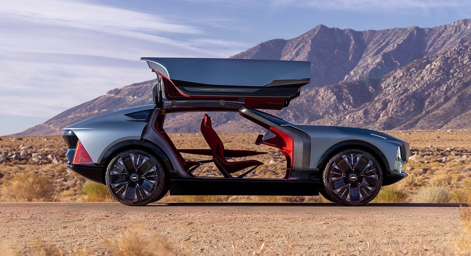 Cadillac's all-electric concept car, the Elevated Velocity