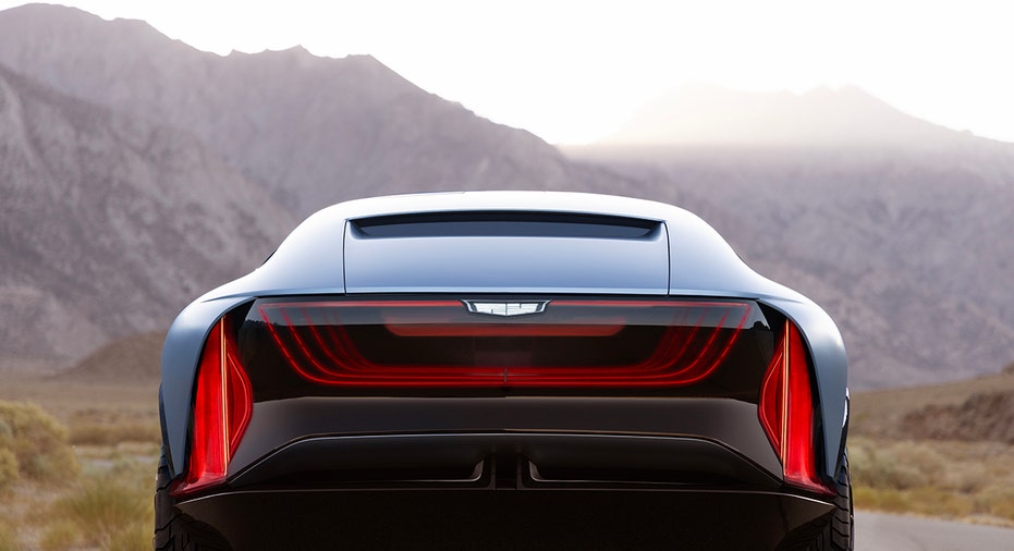 Cadillac's all-electric concept car, the Elevated Velocity