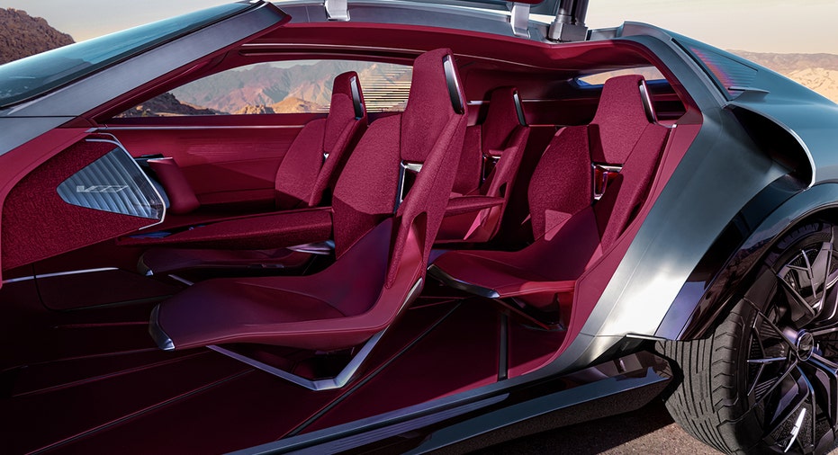 Cadillac's all-electric concept car, the Elevated Velocity