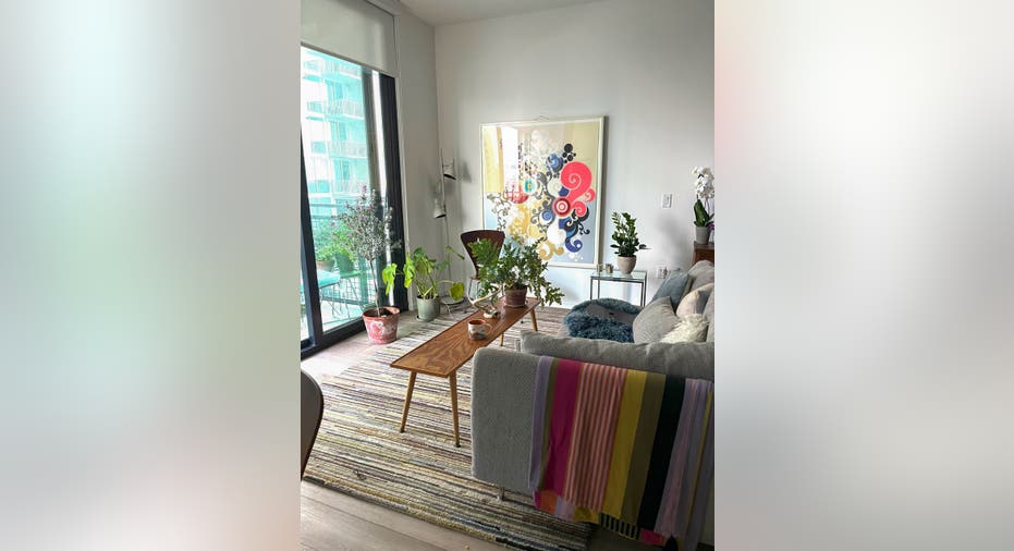 Society Atlanta decorated and colorful living room