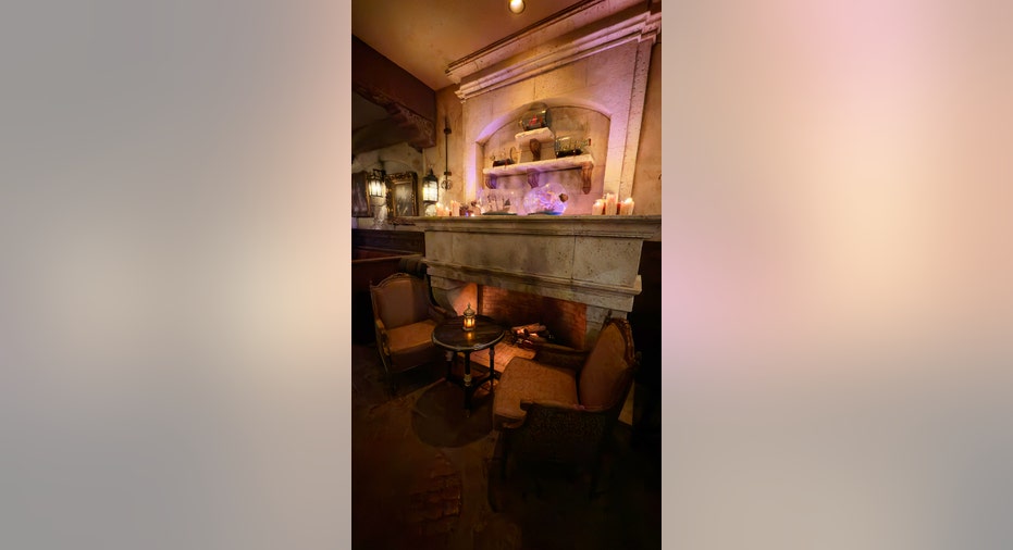 The Beak and Barrel fireplace seating