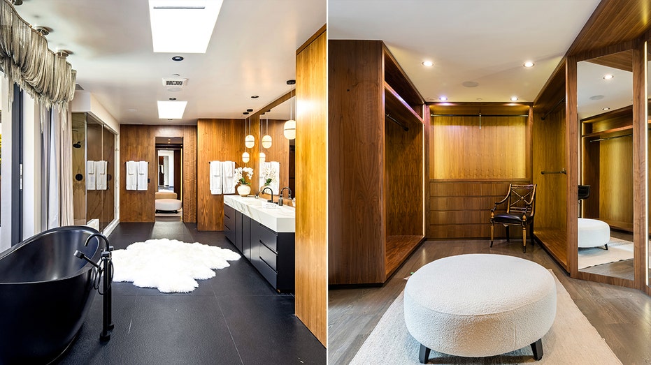 The primary bedroom also has an ensuite bathroom and walk-in closet.