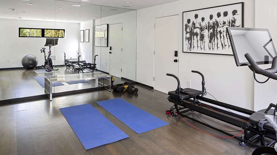 The home also features a gym.