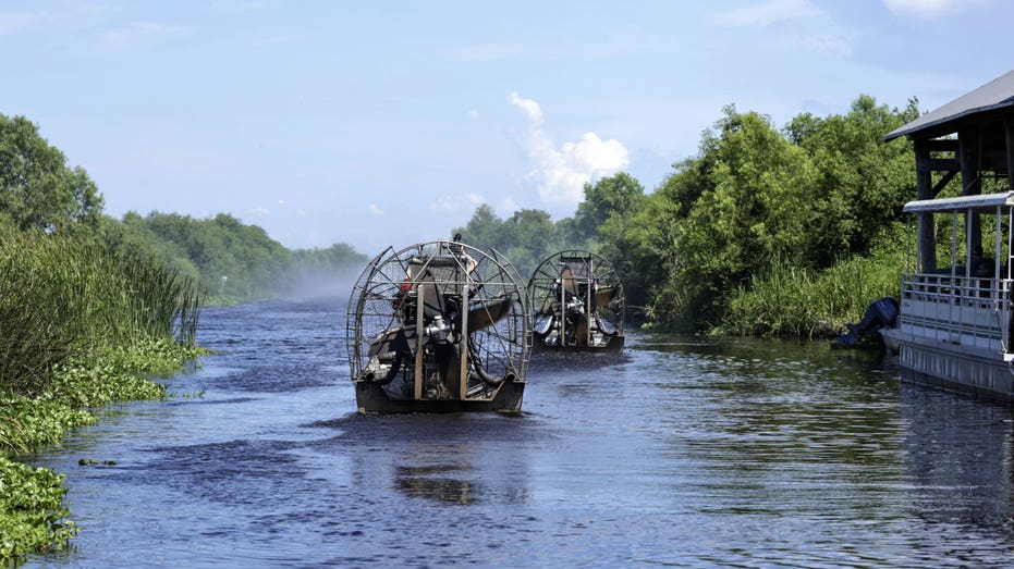 Airboats used in LaPlace, Louisiana.
