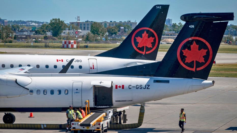 Two Canada flights and ground lines