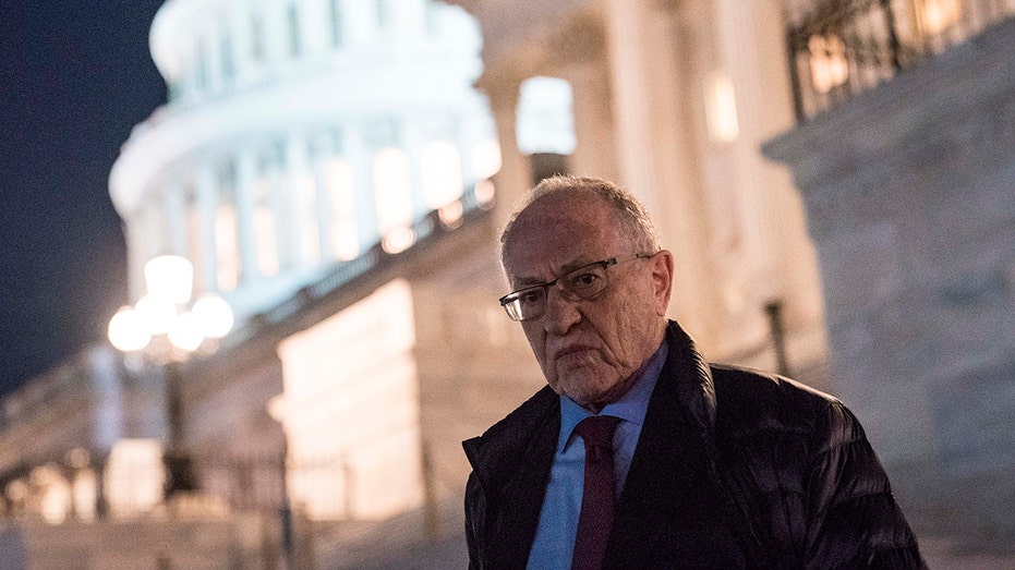 Attorney Alan Dershowitz on Capitol Hill as Senate Impeachment Trial Of President Trump Continues