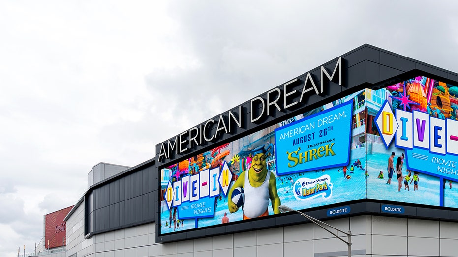American Dream mall in East Rutherford, New Jersey, USA. American Dream is a retail and entertainment complex.