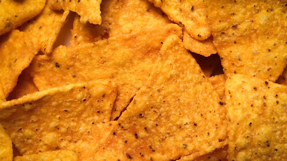 Close-up of tortilla chips