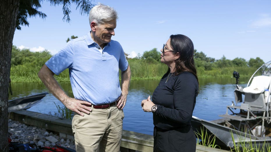 Sen. Bill Cassidy, R-La., and Labor Secretary Lori?Chavez?DeRemer in Louisiana.
