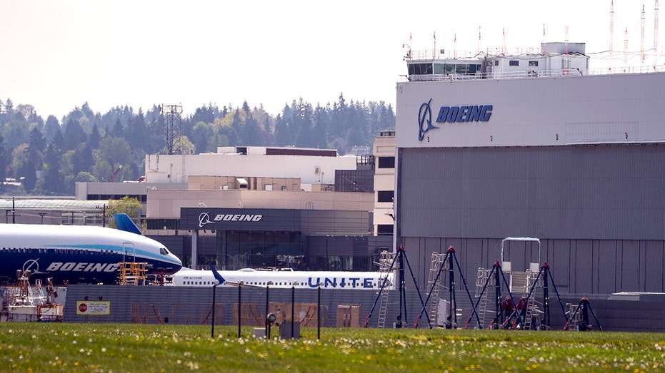 Boeing Company in Boeing Field in Seattle, Washington, United States, on Friday, April 25, 2025