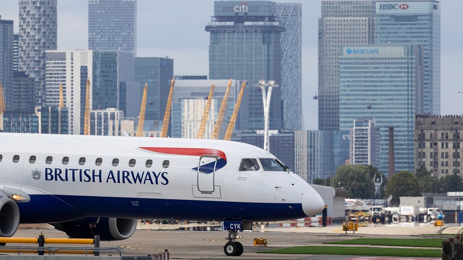 File photo of British Airways plane on tarmac in London