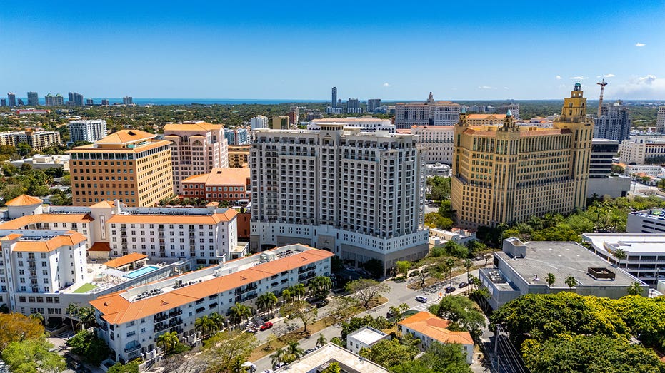 Skyline view of Graal Gables in Florida