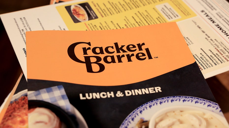 New Cracker Barrel logo on a menu