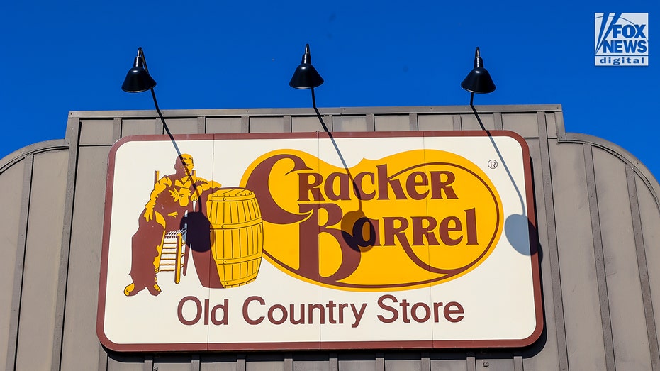 Exterior of Cracker Barrel after new logo and rebranding change.