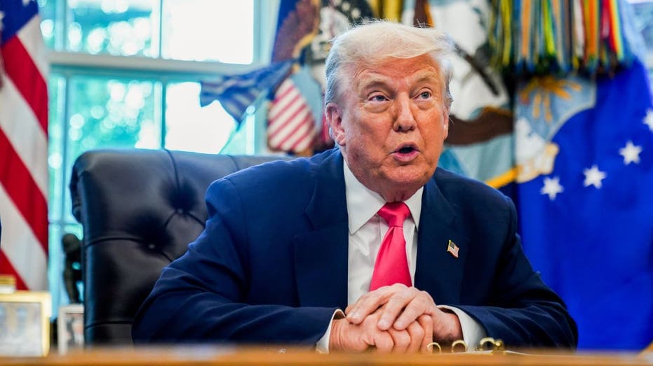 President Donald Trump in the Oval Office
