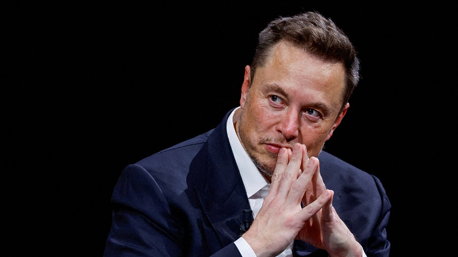 The CEO of Tesla and the owner of Twitter Elon Musk attends the Viveech Conference in Paris