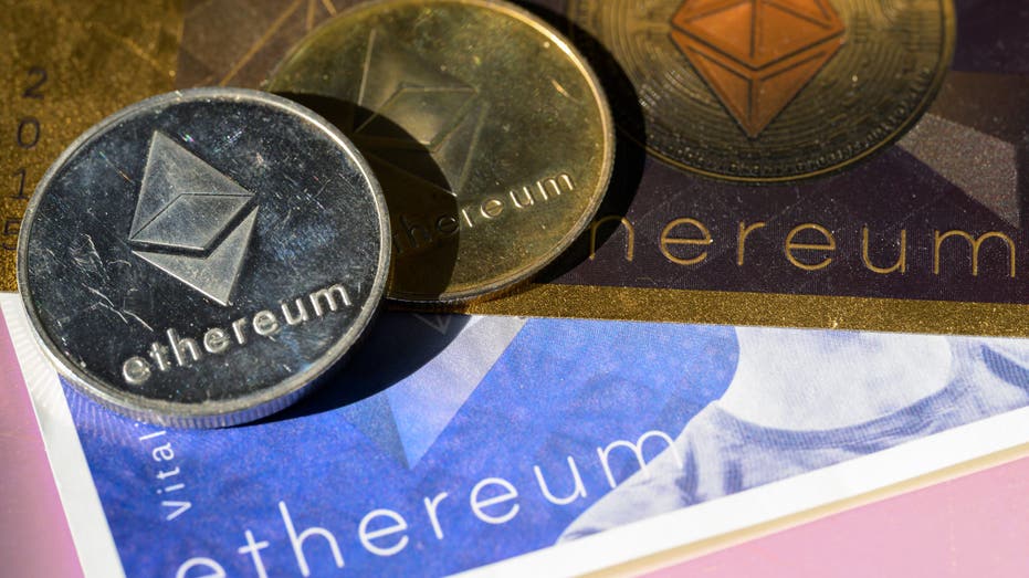 A representation of the Ethereum 'altcoin' cryptocurrency