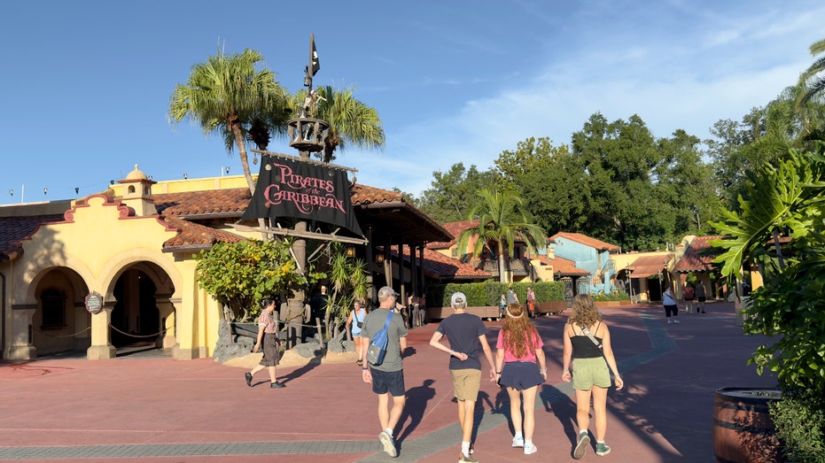 Pirates of the Caribbean attraction entrance
