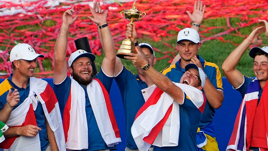 Rory McIlroy with Ryder Cup trophyCLICK HERE FOR MORE SPORTS COVERAGE ON FOXBUSINESS.COM
