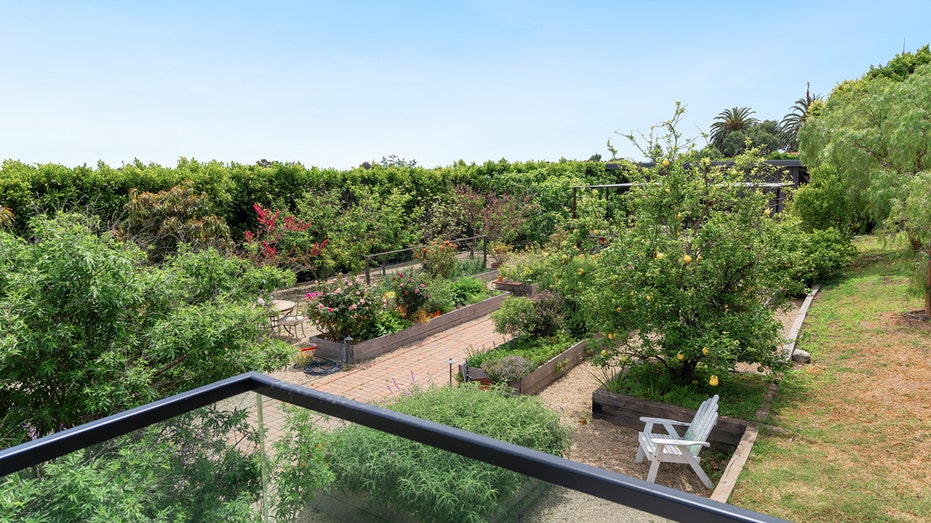The home features many gardens.