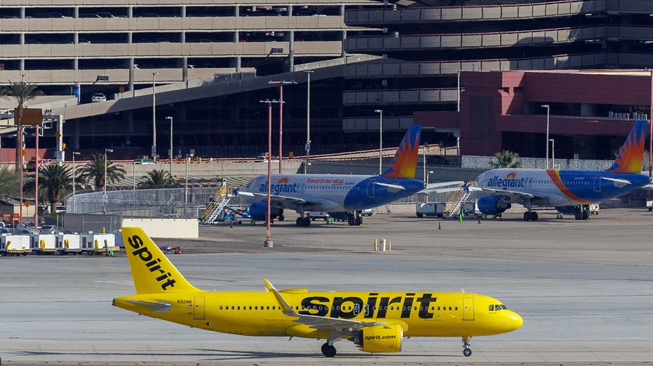 Spirit plane on tarmac