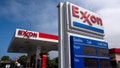 An Exxon gas station in Albany, California, US, on Thursday, May 1, 2025. - Fox News