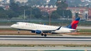 A Delta Connection Embraer ERJ-175 arrives at Los Angeles International Airport on Dec. 29, 2023, in Los Angeles, California. - Fox Business News
