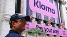 Klarna CEO Sebastian Siemiatkowski stands in front of the New York Stock Exchange on September 9, 2025, as Klarna prepares for its IPO. - Fox Business News
