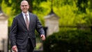 White House Council of Economic Advisers Chairman Stephen Miran walks towards the West Wing of the White House after conducting television interviews on the North Lawn on Aug. 12, 2025 in Washington, D.C.  - Fox Business News