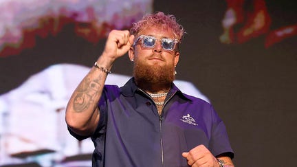 Jake Paul during a pre-fight press conference held at the Apollo Theatre in New York. - Fox Business News