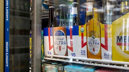 Anheuser-Busch InBev Michelob Ultra brand beer bottles at a store in Queens borough of New York, US, on Wednesday, Feb. 28, 2024. Anheuser-Busch InBev is scheduled to release earnings figures on February 29. Photographer: Yuki Iwamura/Bloomberg via Getty Images - Fox Business News