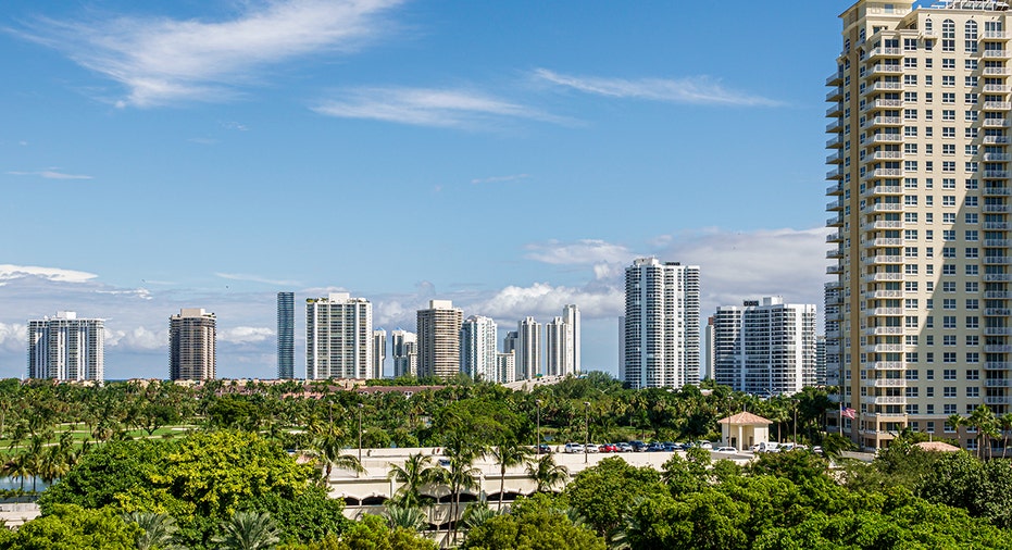 Aventura, Miami condominium skyline