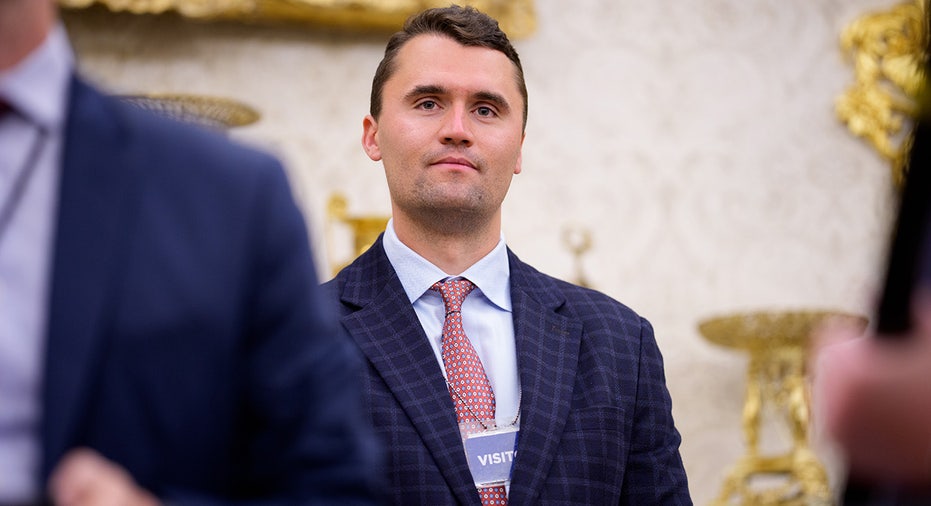 Charlie Kirk attends a White House event